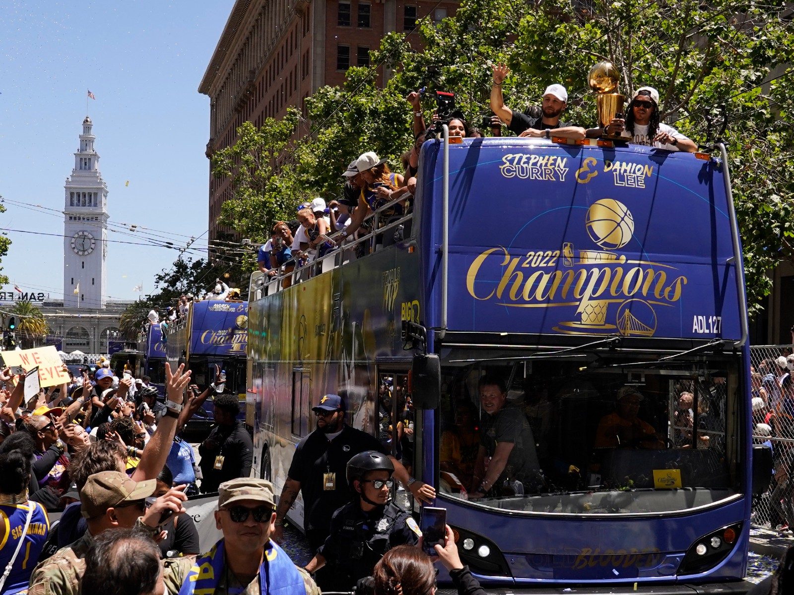 Golden State Warriors Celebrate Fourth Title in Eight Seasons With Victory Parade