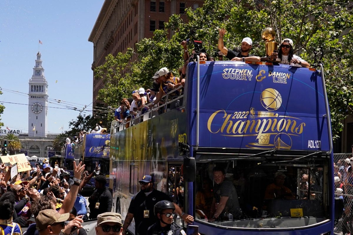 Warriors championship parade planned for Monday