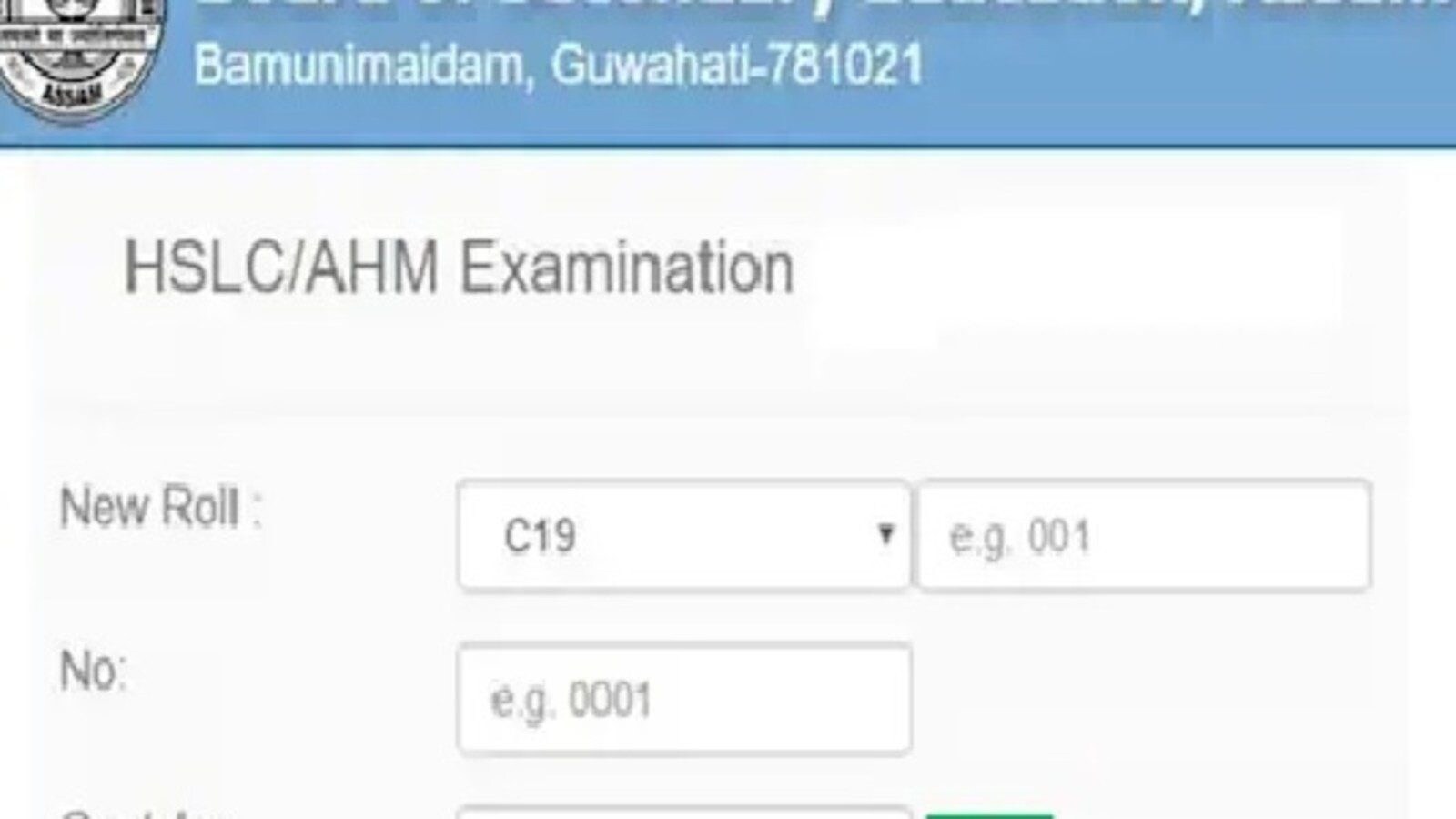 Assam Hslc Result Declared Live Updates Pass Get