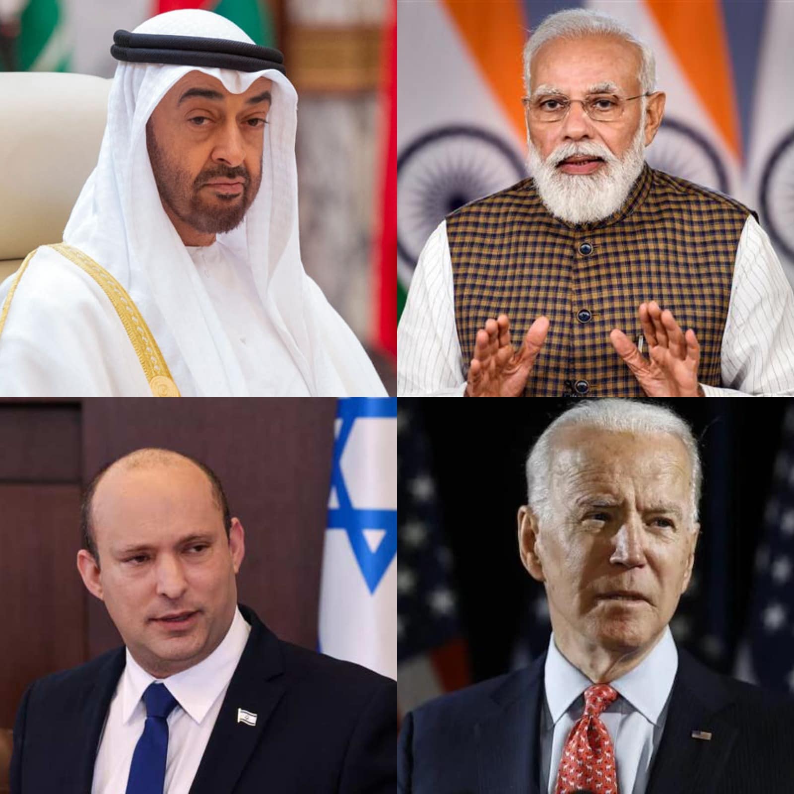 The first virtual meeting of Biden, Israeli Prime Minister Naftali Bennett, Prime Minister Narendra Modi and UAE President Mohamed bin Zayed will take place during Biden's visit to the region from July 13-16.  (News18)