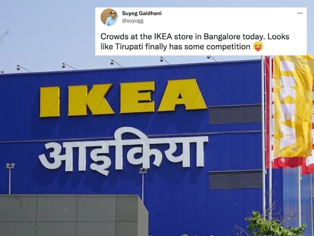  IKEA Bangalore Gets Super Crowded on Sunday. (Image: Twitter)