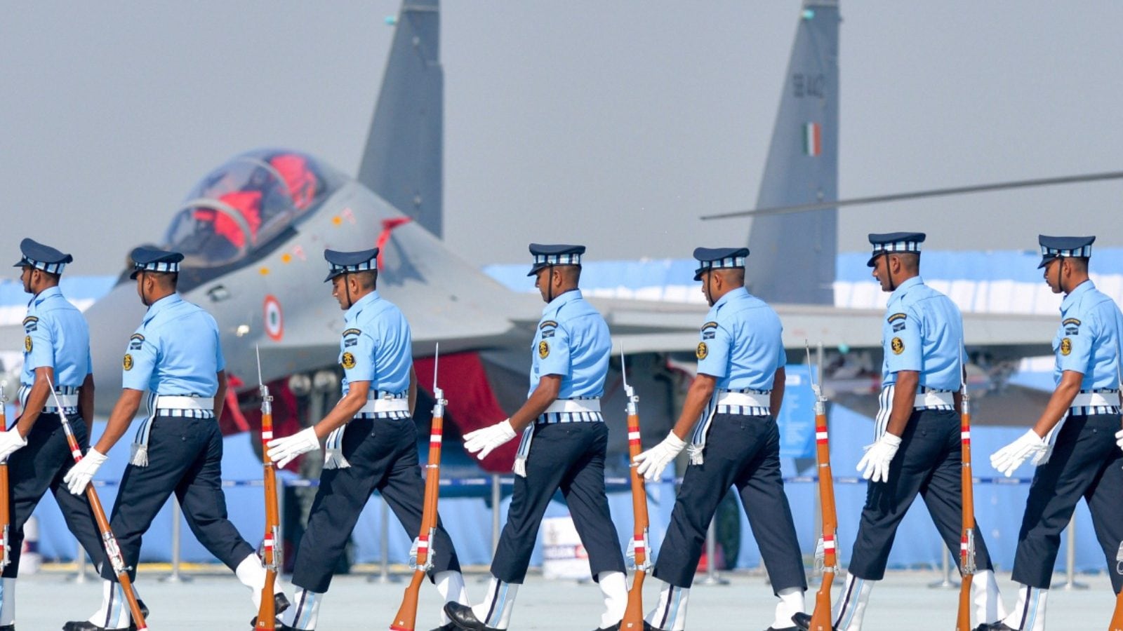 Indian Air Force Day: Air Chief Marshal VR Chaudhari Unveils New IAF Ensign  | Watch | India.com