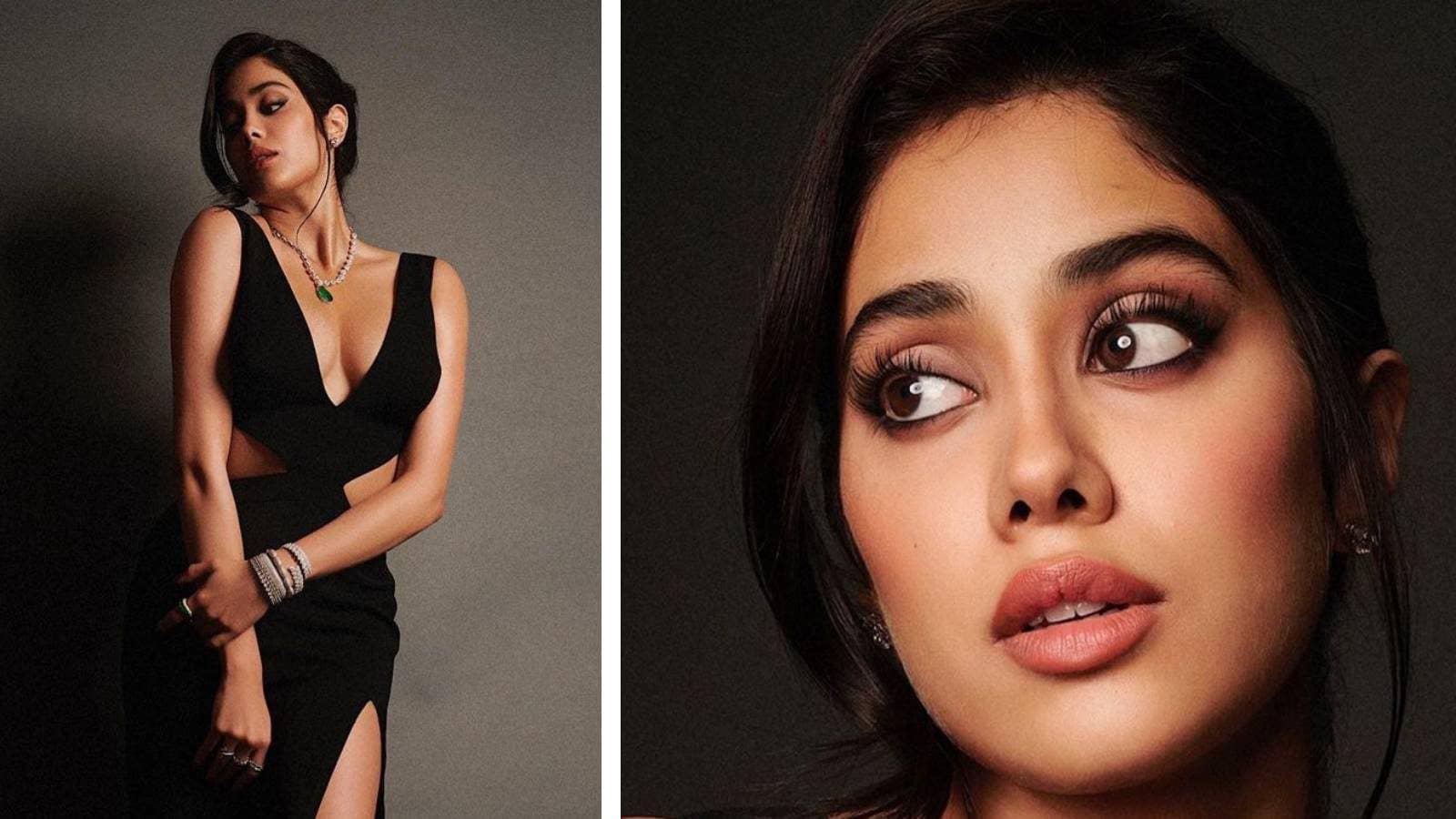 Janhvi Kapoor Flaunts Hourglass Figure In Black Cutout Gown, Check Out ...