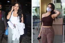 Janhvi Kapoor Looks Chic In Comfy Airport Style , Check Out The Diva Ace Smart Casuals