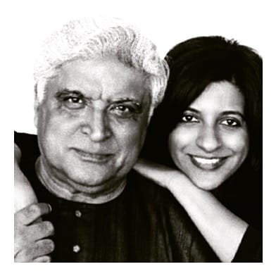 Javed Akhtar and Zoya Akhtar