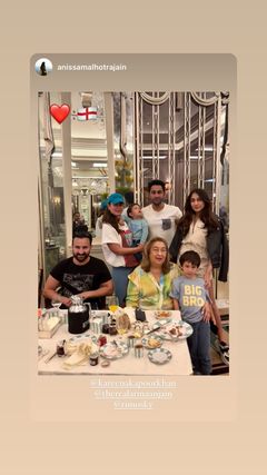 Kareena Kapoor Khan is in London with Saif Ali Khan and kids Taimur and Jeh