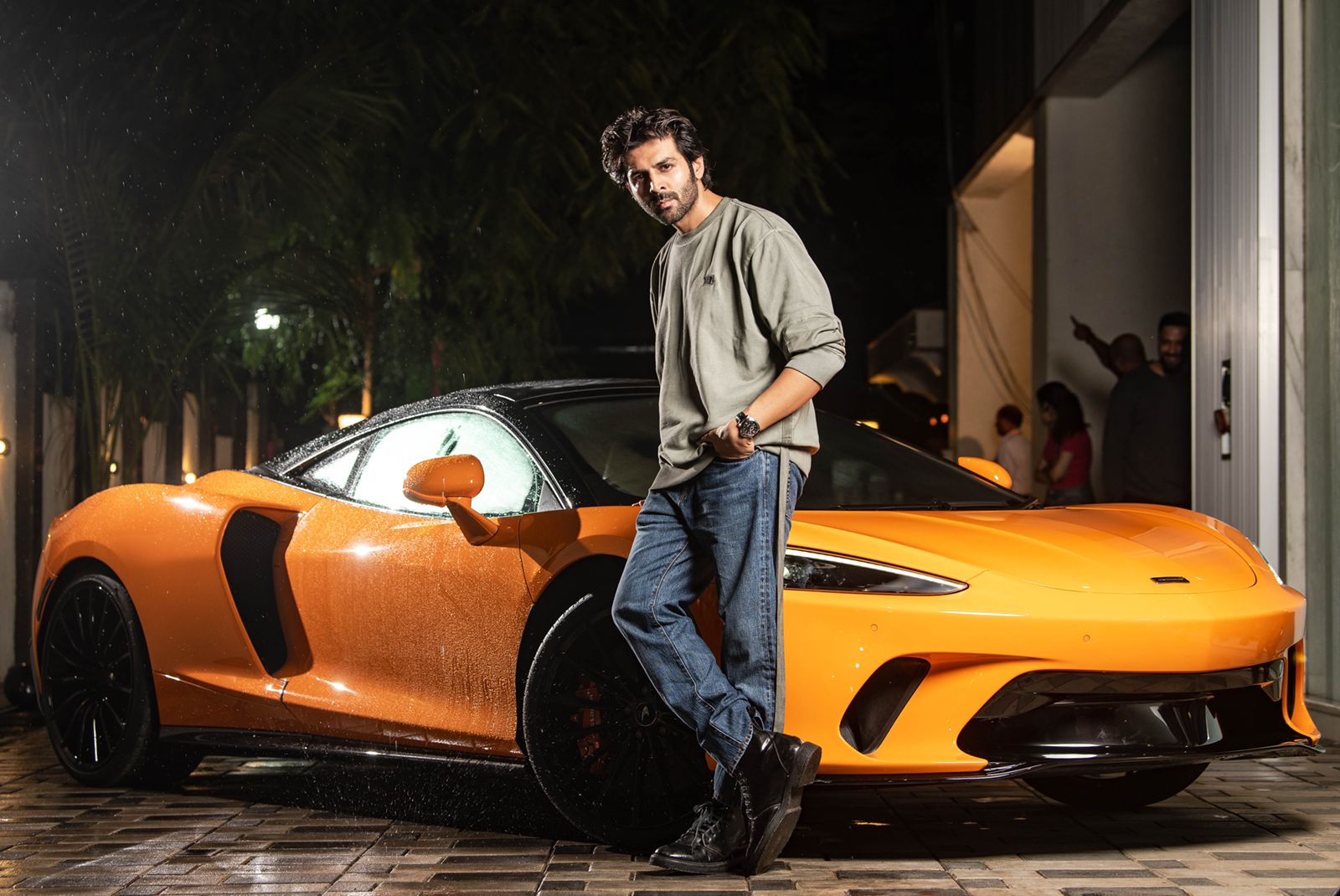 Kartik Aaryan Poses In Front of His New Car 