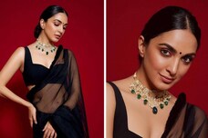 Kiara Advani Exudes Chic Elegance In Black See-through Saree, Check Out The Diva's Most Gorgeous Saree Moments