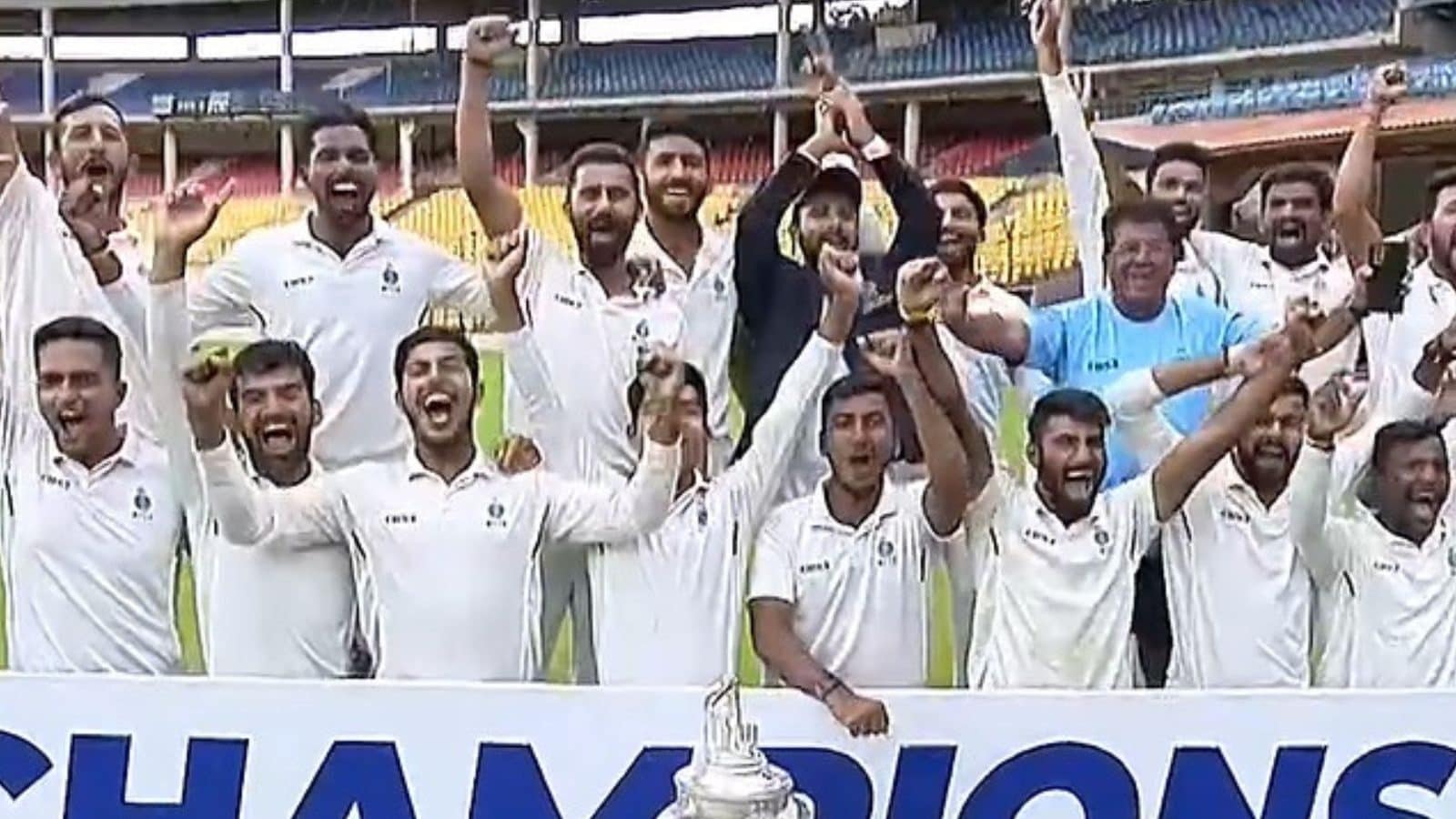 Ranji Trophy 202122 Final MP Script History, Beat Mumbai by 6 Wickets