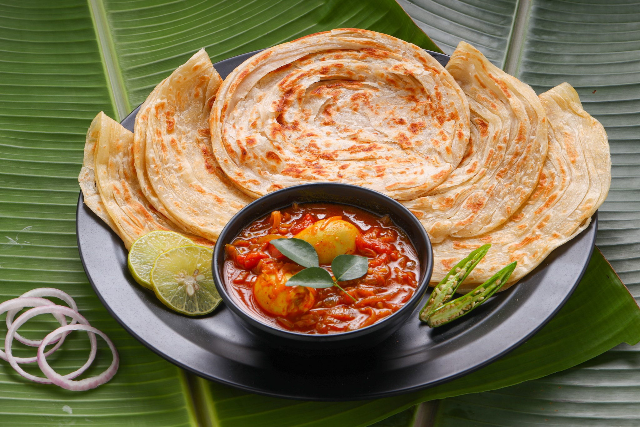 kerala paratha