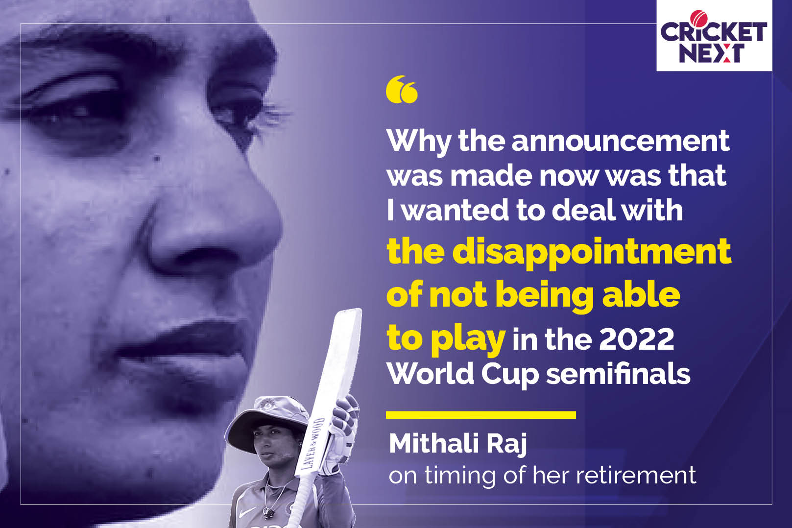 Top Nine Quotes from Mithali Raj For Budding Cricketers | IN PICS - News18