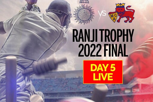 MP vs MUM, Ranji Trophy 2022 Final Day 5 Live Updates