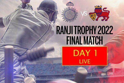 มุมไบ vs MP, Ranji Trophy 2022 Final Day 1 Live Score