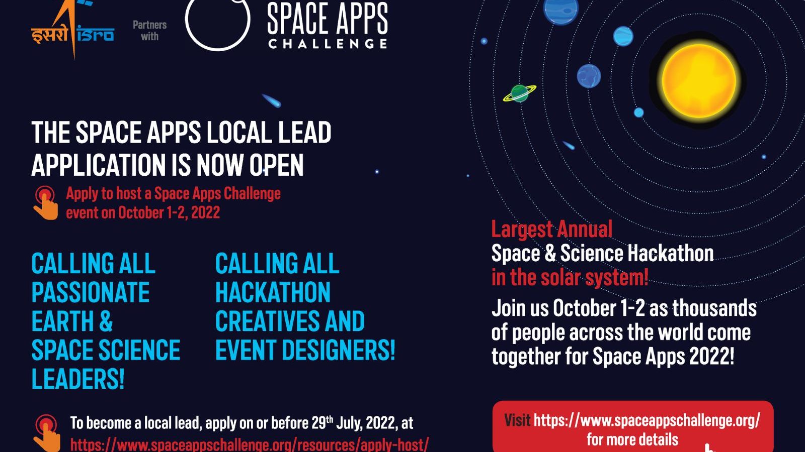 ISRO Announces Space App Challenge With NASA How To Apply And Other