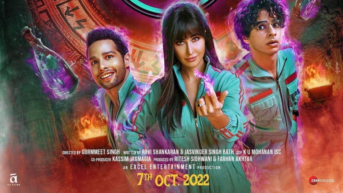 Phone Bhoot: Kartina, Ishaan, Siddhant Debut Quirky Ghostbusters Looks; Film To Clash With Kangana's Tejas