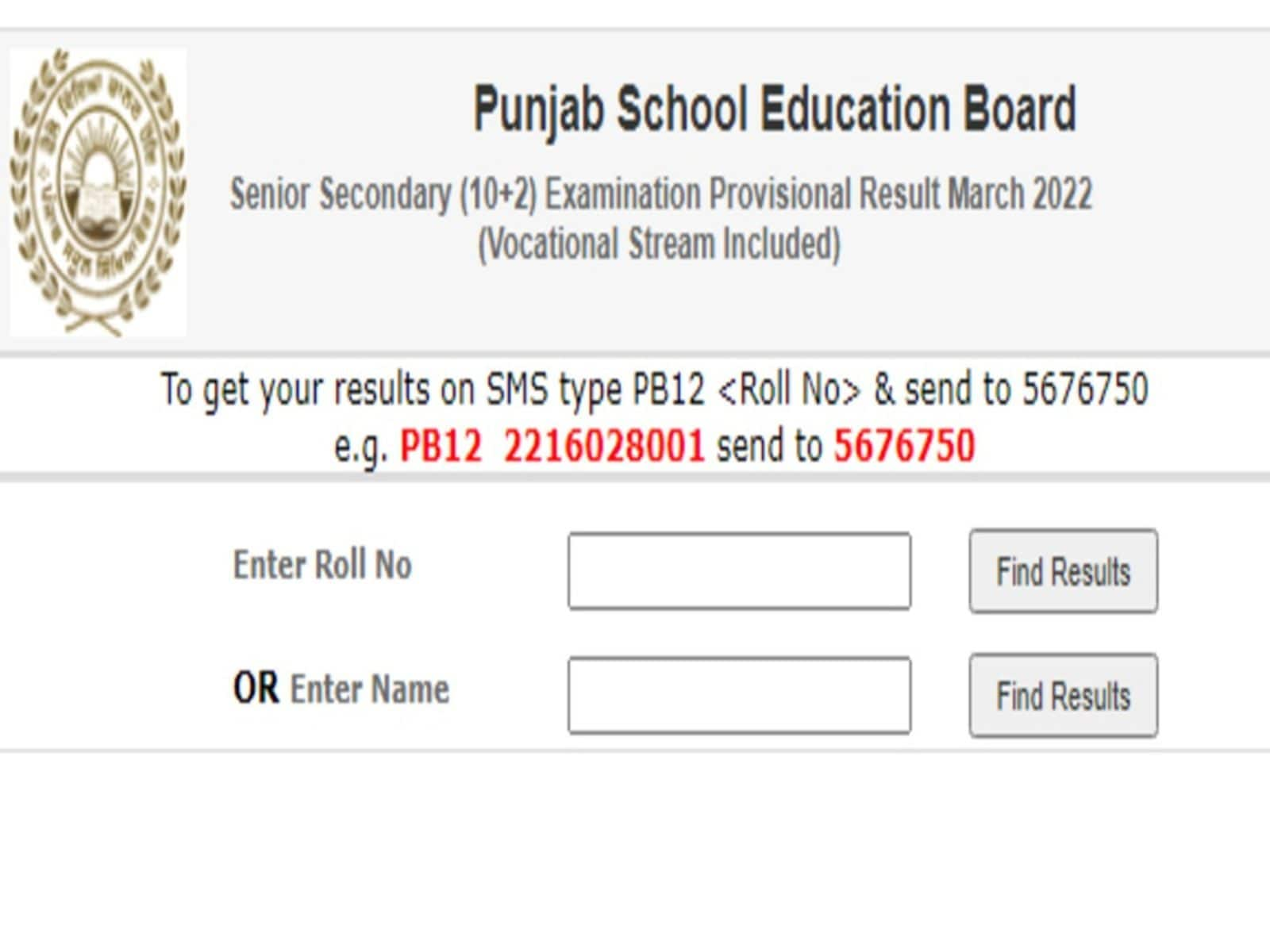 PSEB 12th Results 2022: How to Check Punjab Board Marks Online