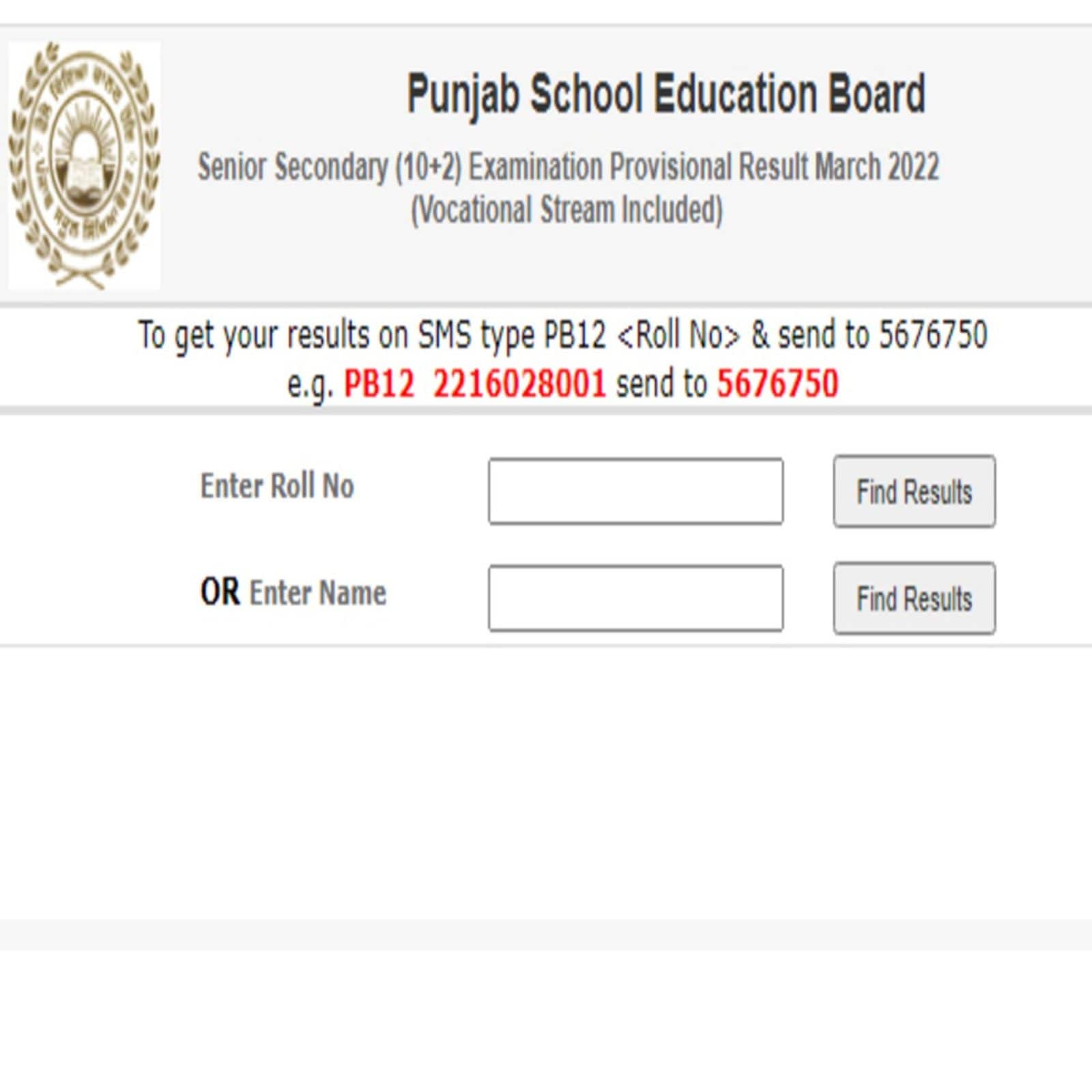 PSEB 12th Term 1 Results 2022 declared, Steps to Check, Download