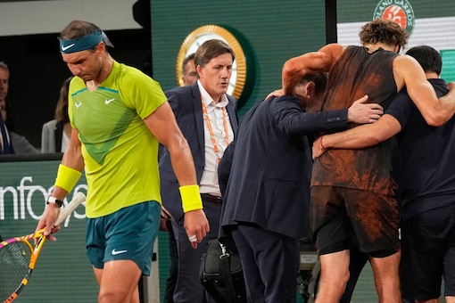 Rafael Nadal had won the first set 7-6. (AP Photo)
