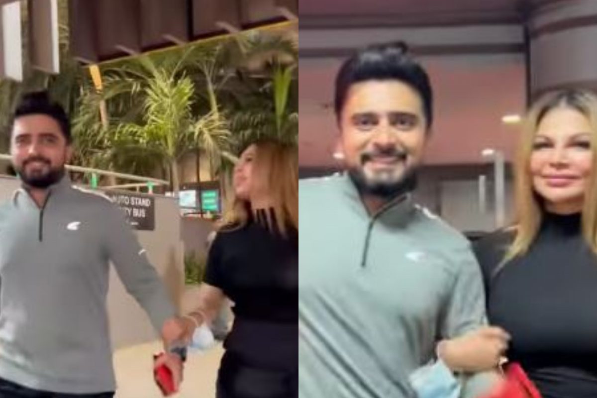 Rakhi Sawant Bf Sex - Rakhi Sawant Walks Hand In Hand With BF Adil Khan, Calls Him Papa in ROFL  Video; Watch - News18
