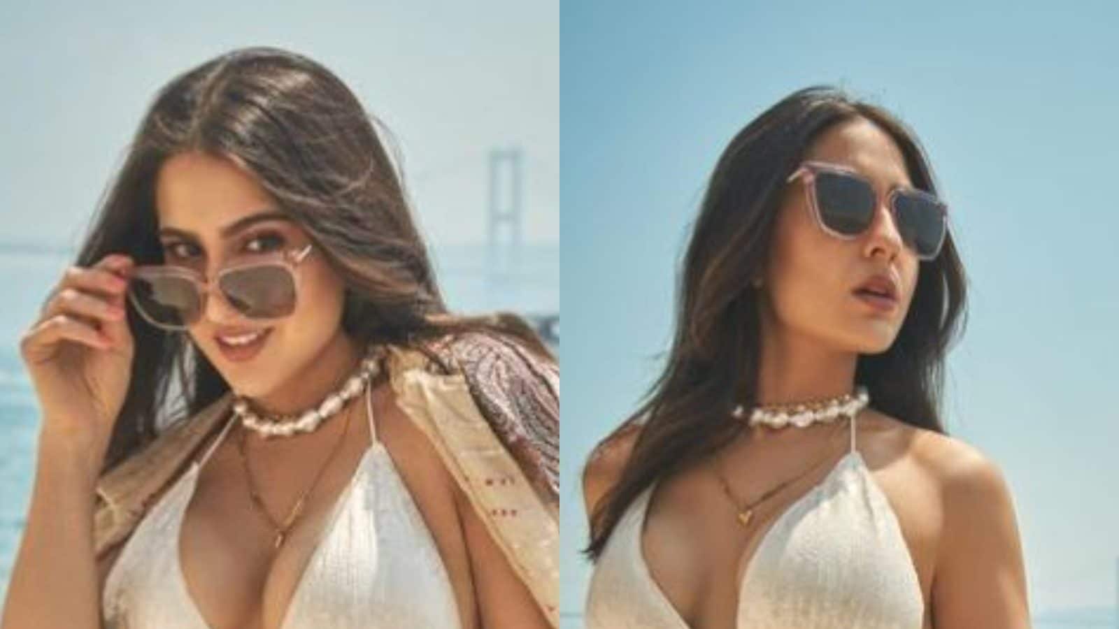 Sara Ali Khan Channels Hot Girl Summer Vibes in White Bralette and Pants,  See Her Latest Photoshoot - News18