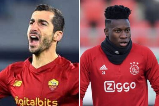 Henrikh Mkhitaryan and Andre Onana (Twitter)