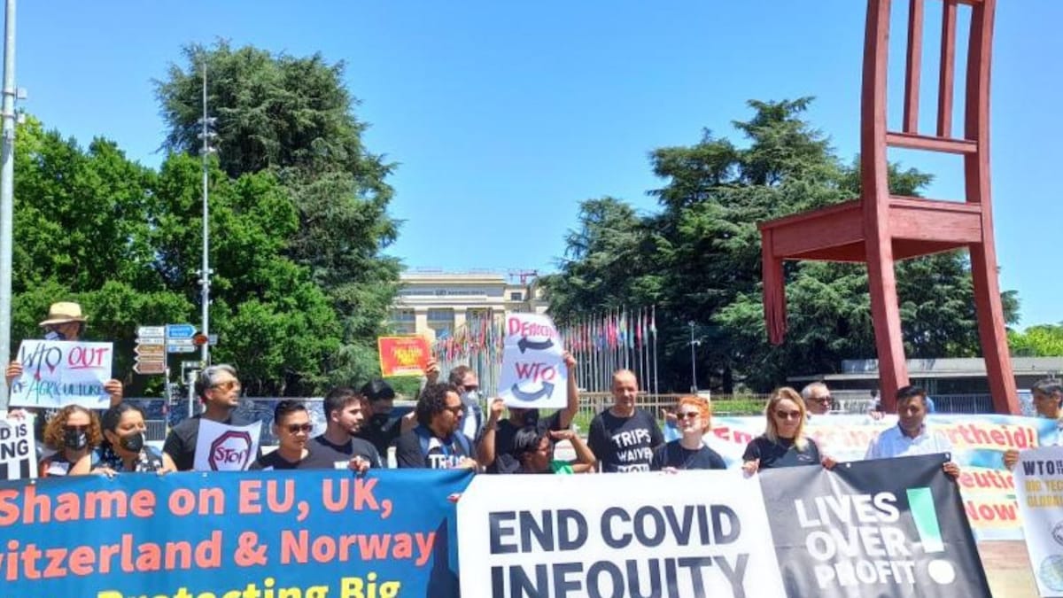 WTO Meet: India Sets the Agenda – TRIPS Waiver, End Vaccine Apartheid, Put People Before Profit