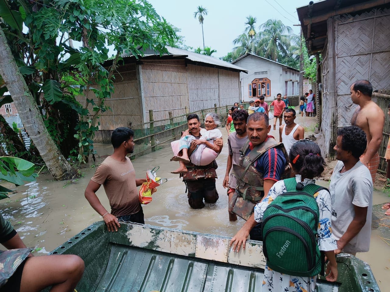 Assam Flood Situation Remains Grim With Brahmaputra Level Rising Every