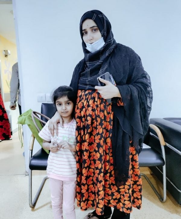 Five-year-old Pakistani child Zahra returned from Delhi within a couple of days of landing here as her pregnant mother accompanying her panicked and chose to go back to Pakistan without getting the surgery done. Pic/News18