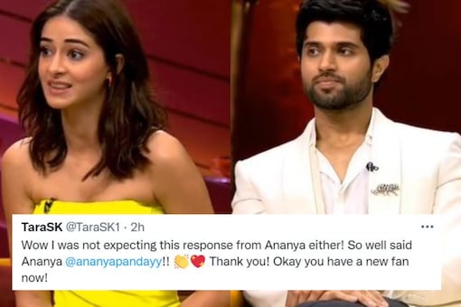 Ananya Panday's 'Mature' Take on Arjun Reddy on Koffee With Karan Wins Her New Fans Ananya Panday's 'Mature' Take on Arjun Reddy on Koffee With Karan Wins Her New Fans