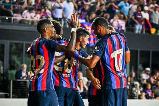 Barcelona Rout David Beckham's Inter Miami 6-0 in Friendly - News18