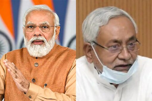 Prime Minister Narendra Modi (L) and Bihar CM Nitish Kumar. (Image credits: News18 File)