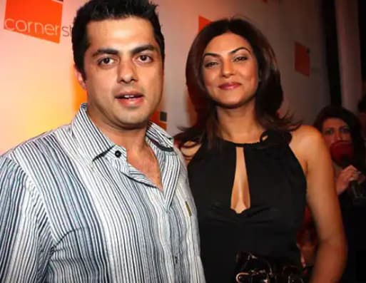 Sushmita was dating her then manager Bunty Sajdeh