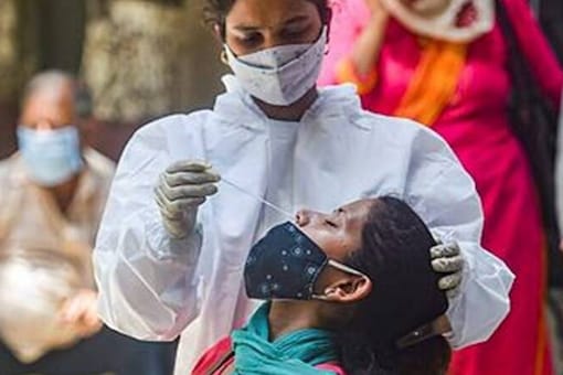 Delhi on Saturday reported nine deaths due to COVID-19 and 2,031 cases with a positivity rate of 12.34 per cent. (Photo: PTI)