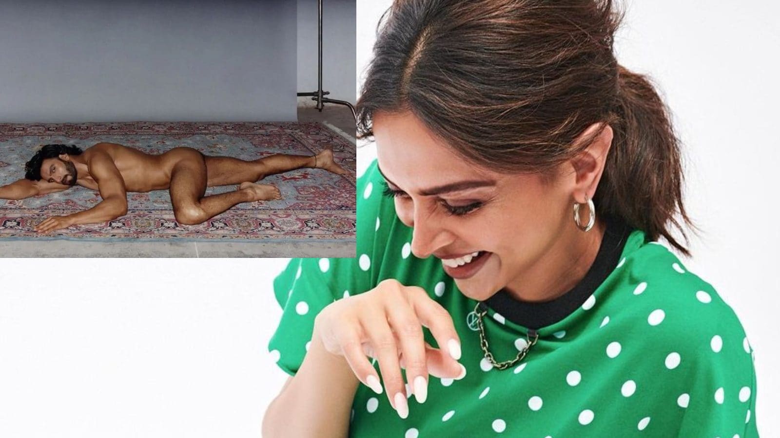 How Deepika Padukone Reacted to Husband Ranveer Singhs Super Nude Photoshoot image pic
