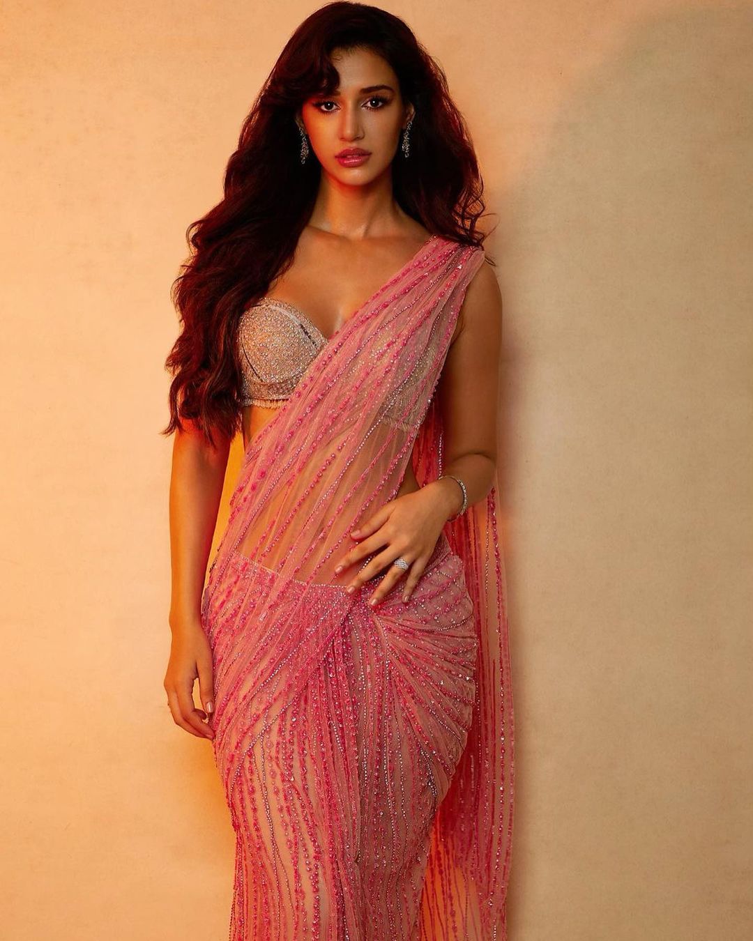 Disha Patani is making internet go tizzy with her saree-clad pictures. 