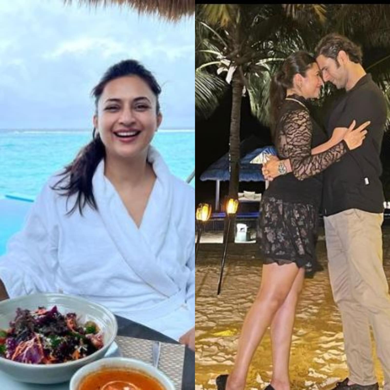 1600px x 1600px - Divyanka Tripathi, Vivek Dahiya Spend Wedding Anniversary in Maldives, Have  Breakfast in Bathrobes, See Pics - News18
