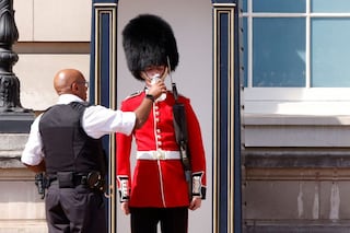 Buckingham Palace Guards Break Stoic Stances for Water Amid Heatwave