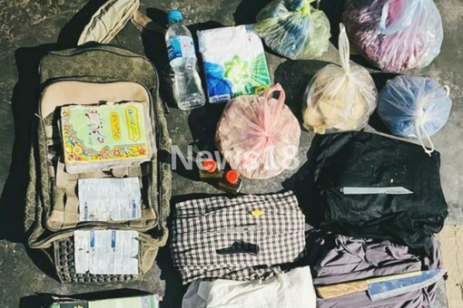 A total of 13 packets/polythene bags have been recovered from Rizwan along with two newly purchased knives, said officials. Pic/News18