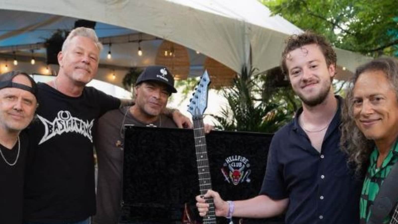 Joseph Quinn From Stranger Things Jams Out With Metallica in 'Most