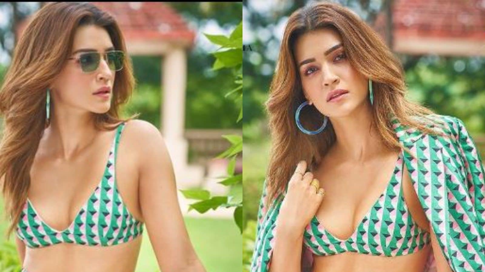 Xxx Boliwood Kirti Ki Sexy Hd - Kriti Sanon Looks Sensuous In Green Bralette as She Poses for Magazine  Cover, See Pictures - News18