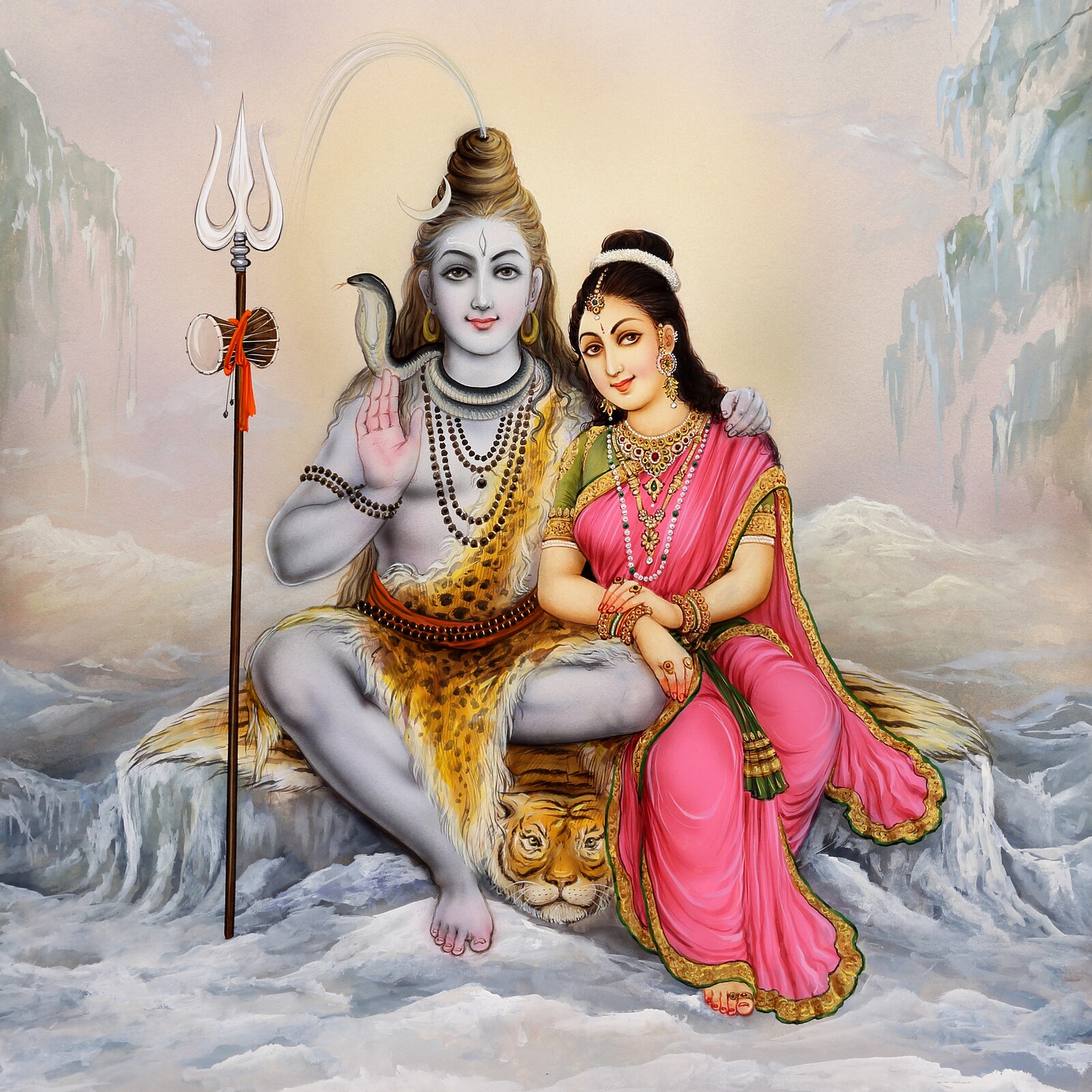 Devotees worship Lord Shiva and Goddess Parvati on Pradosh Vrat.  (representative image)
