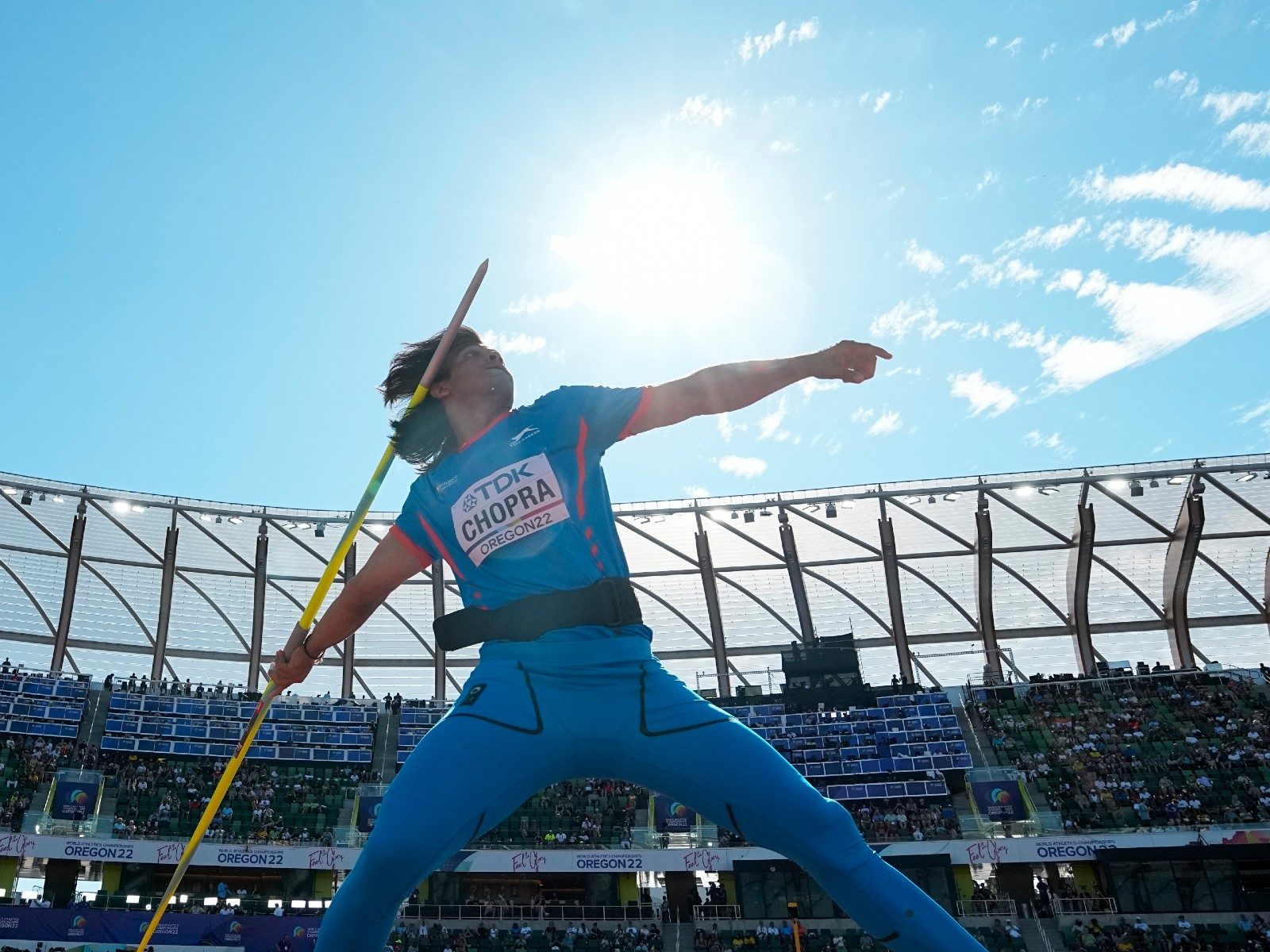 Highlights Neeraj Chopra Claims Historic Silver in Javelin Throw at World Athletics Championships 2022