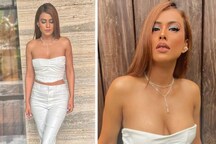 Nia Sharma Makes Heads Turn In White Crop Top And Matching Pants, Check Out The Diva's Drop-dead Gorgeous Pics
