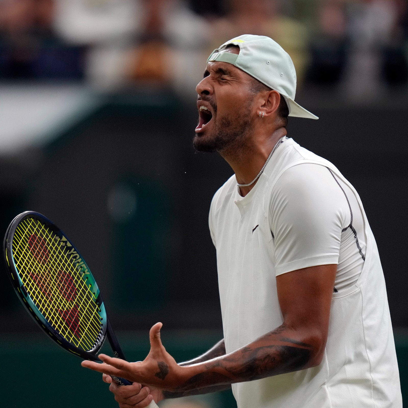 Wimbledon 2022 Nick Kyrgios Stuns Fourth Seed Stefanos Tsitsipas in Ill Tempered Encounter
