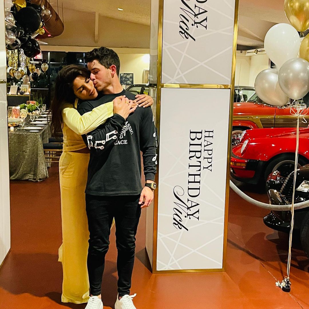On the special occasion of Nick Jonas’ birthday, Priyanka Chopra shared yet another mushy photo alongside her husband. She also penned a romantic note for Nick that read, “Love of my life. Here’s wishing the kindest most compassionate loving person I know a very happy birthday. I love you baby...Thank you for being you.” (Image: Instagram)