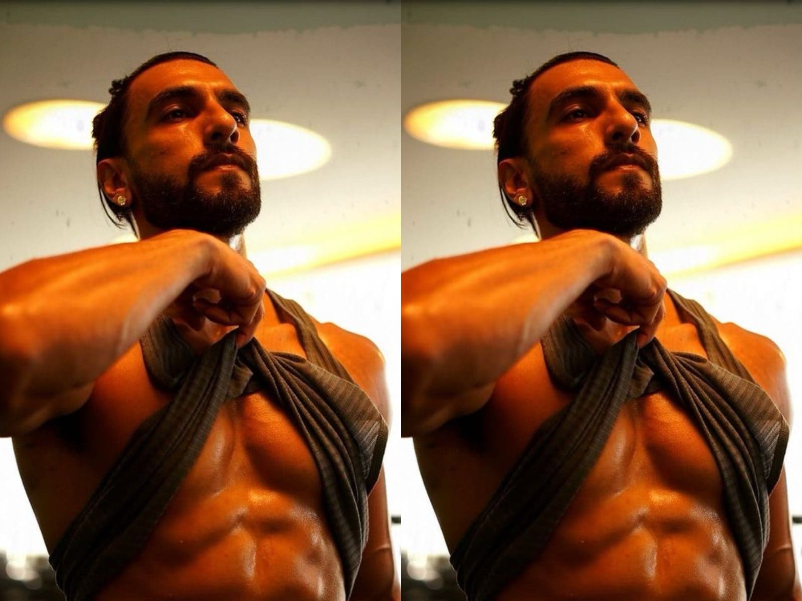Ranveer Singh flexing his bulky biceps in latest post is the