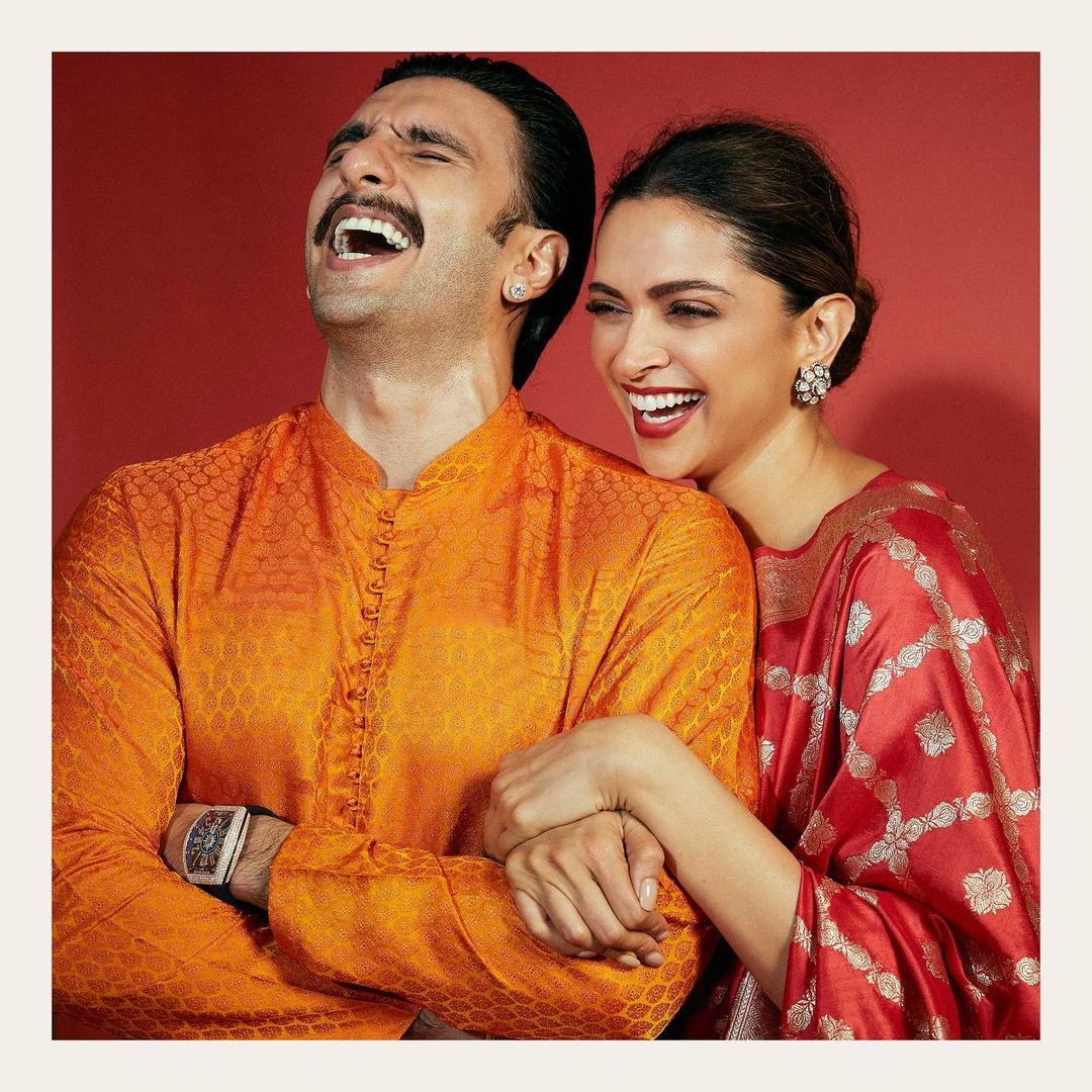 The Ramleela couple is looking lovely in the frame as they can be seen in all smiles and laughter. (Image: Instagram)