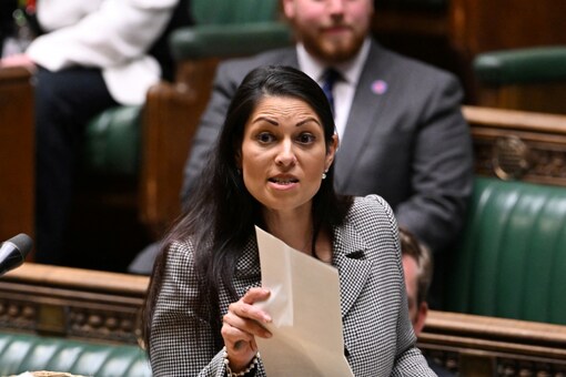 Britain's Home Secretary Priti Patel has withdrawn from the race to be the next UK PM and Conservative Party leader (Image: Reuters)