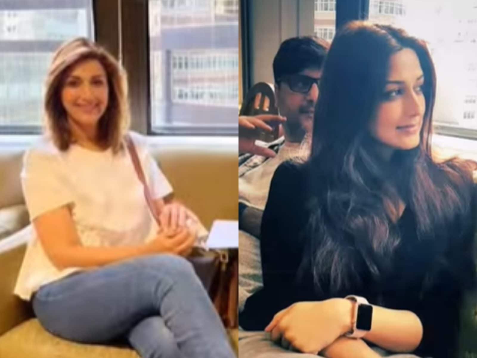 Sonali Bendre Xxx Video Big Boobs - Emotional Sonali Bendre Revisits Hospital Where She Was Treated for Cancer:  'It Was Bittersweet' - News18