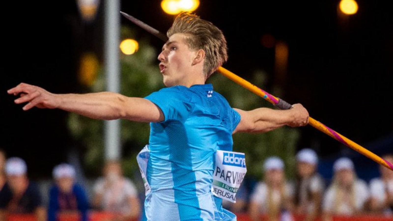 Finland’s Topi Parviainen set a new European U18 javelin throw record ...